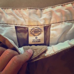 St. John's Bay Classic Fit Khaki Shorts 32x32